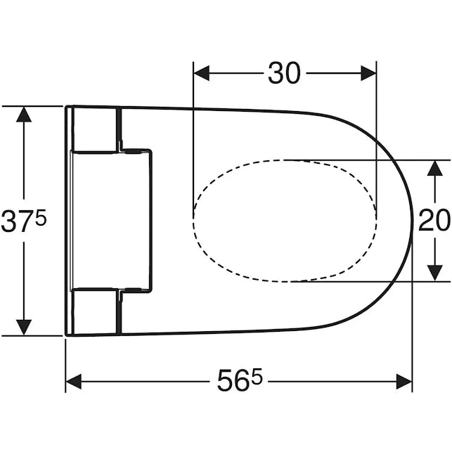 Geberit Aquaclean Alba wall hung WC
