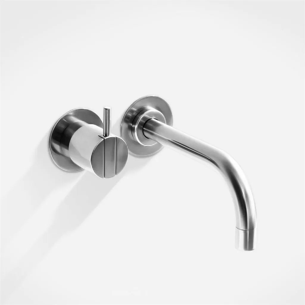 Vola 111 wall mounted basin mixer one handle 160mm spout