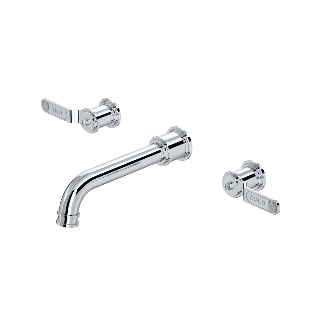 Perrin & Rowe Armstrong 3 hole wall mtd bath mixer