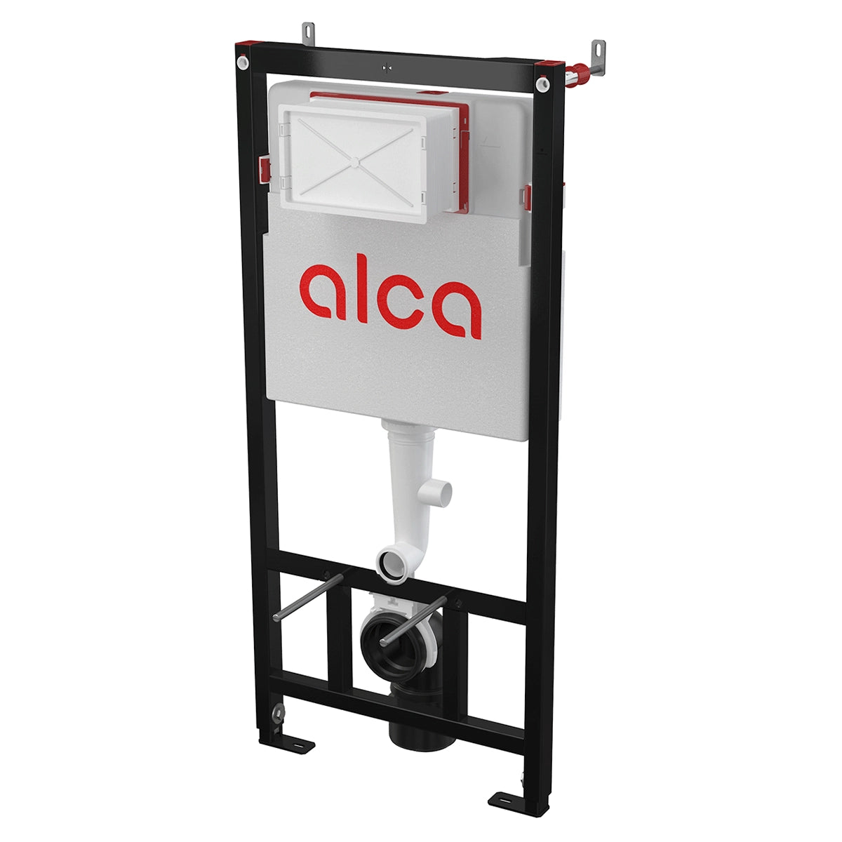 Alca 1.2 frame 12cm deep and brass flushplate thin
